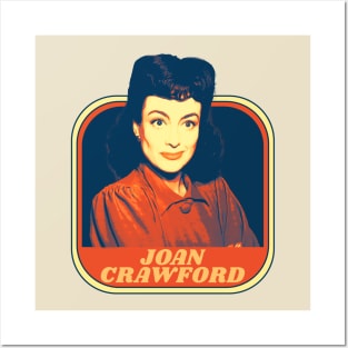 joan crawford vintage retro Posters and Art
